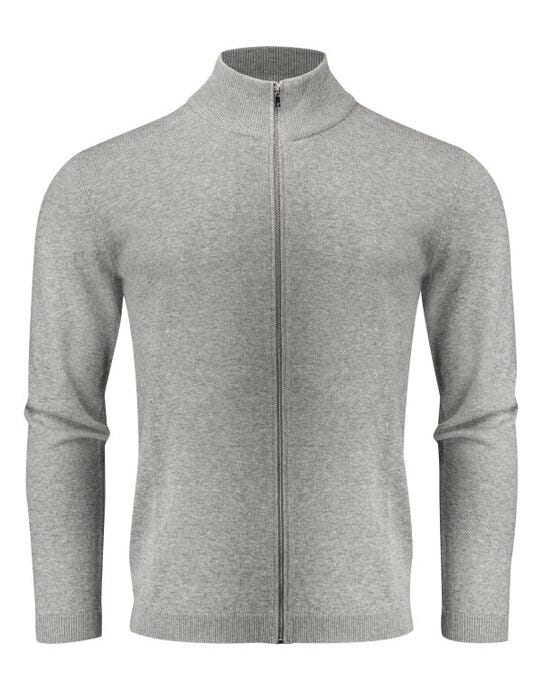 Ashland Knitted Cardigan - Grey Melange