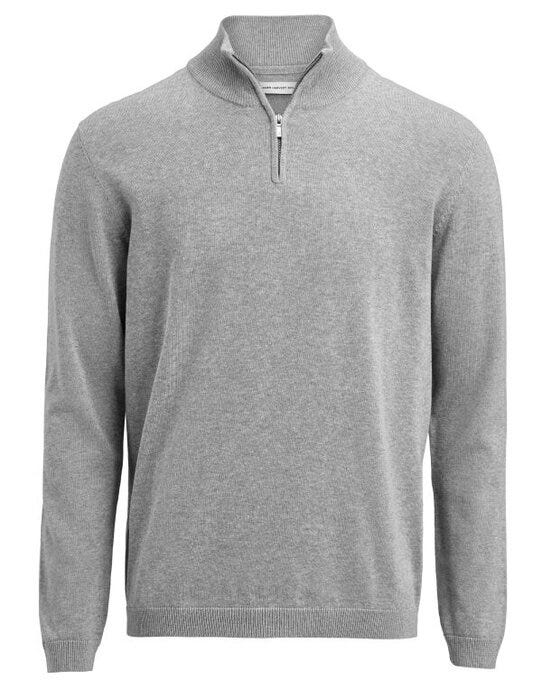 Ashland 1/2 Zip Sweater - Grey Melange