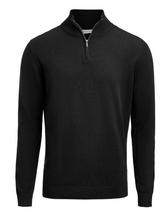 Ashland 1/2 Zip Sweater - Black