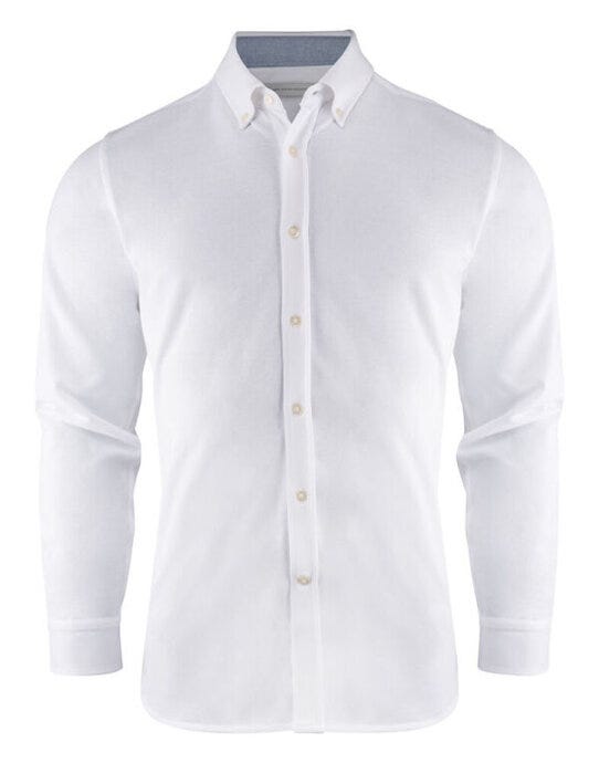 Burlingham Jersey Shirt - White