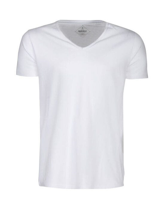 Whailford V-Neck T-Shirt - White