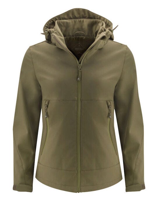 Lodgetown Ladies Softshell - Moss Green