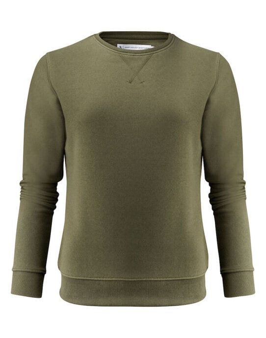 Alder Heights Ladies Sweat - Moss Green