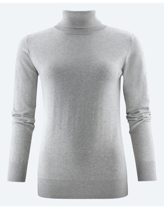 Ashland Ladies Turtle Neck - Grey Melange