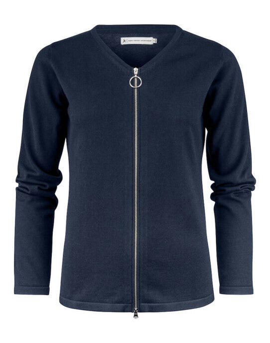 Ladies Knitted Cardigan - Navy