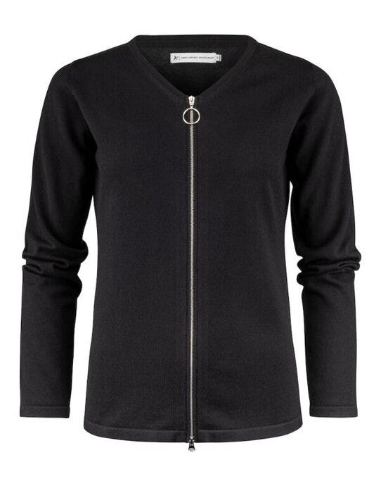Ladies Knitted Cardigan - Black