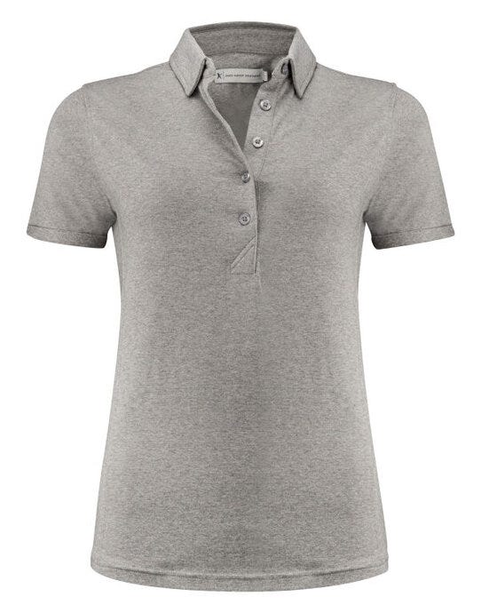 American Ladies Polo - Grey Melange