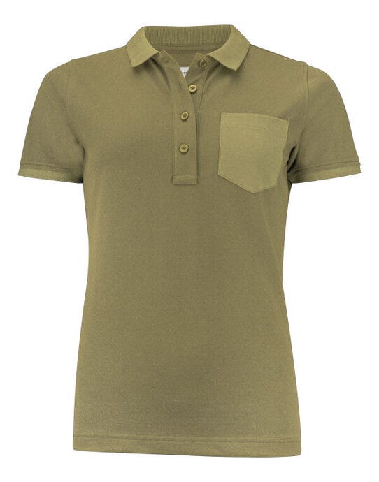 Pinedale Ladies Pique Polo - Moss Green