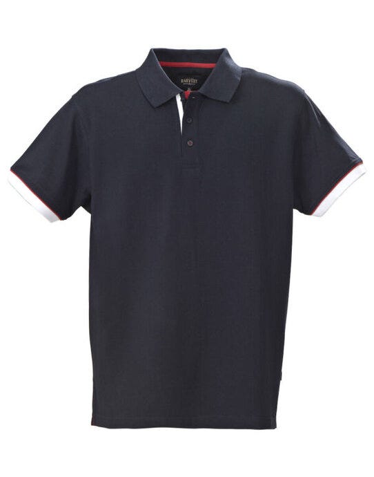 Anderson Pique Polo - Navy