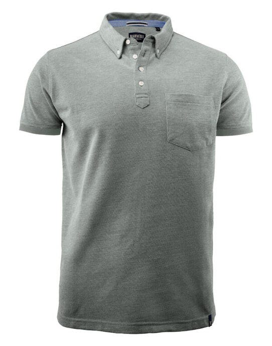 Larkford Pique Polo Shirt - Grey Melange