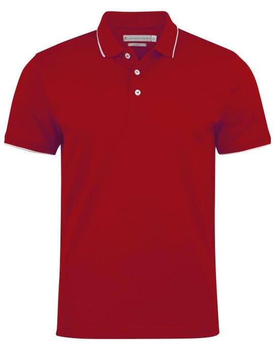 Greenville Modern Polo - Red