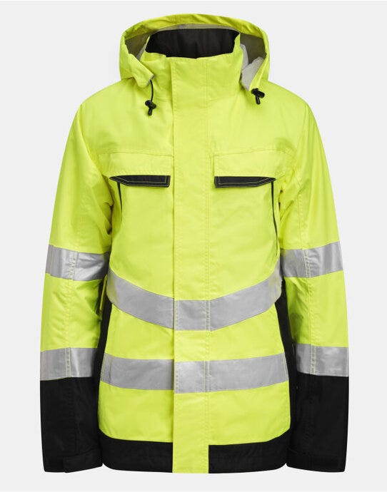Shell Jacket Hi-Vis - Yellow/Black