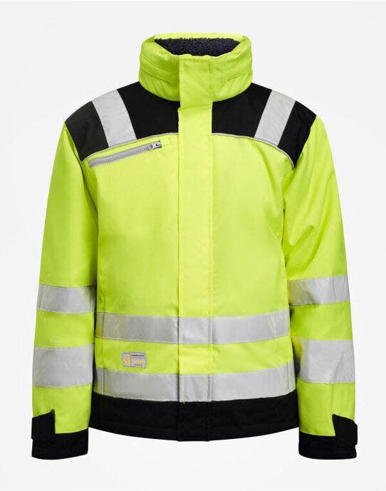 Winter Jacket Star Hi-Vis - Yellow/Black