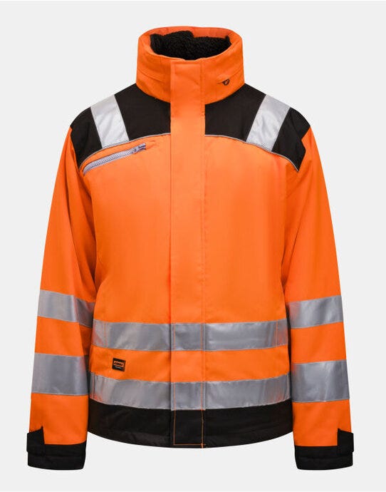 Winter Jacket Star Hi-Vis - Orange/Black