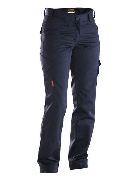 Womens Service Trousers Stretch - Navy / Black