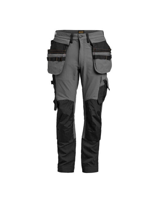 Craftsman Trouser 4-Way Stretch - Dark Grey/Black