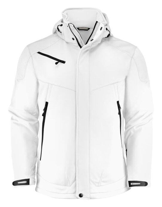 Men Skeleton Softshel - White