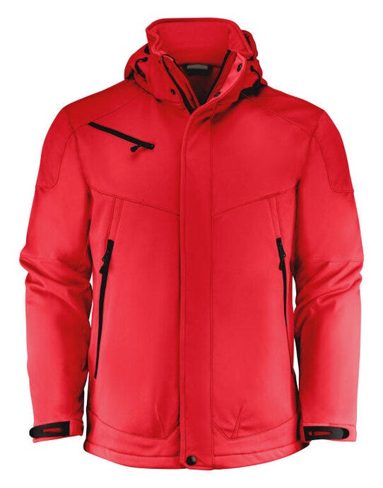 Men Skeleton Softshel - Red