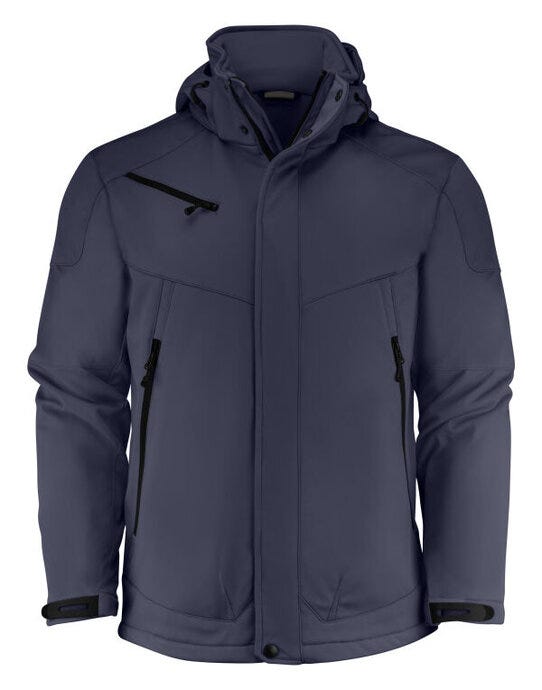 Men Skeleton Softshel - Navy