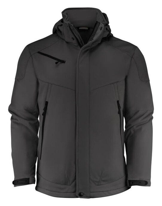 Men Skeleton Softshel - Black