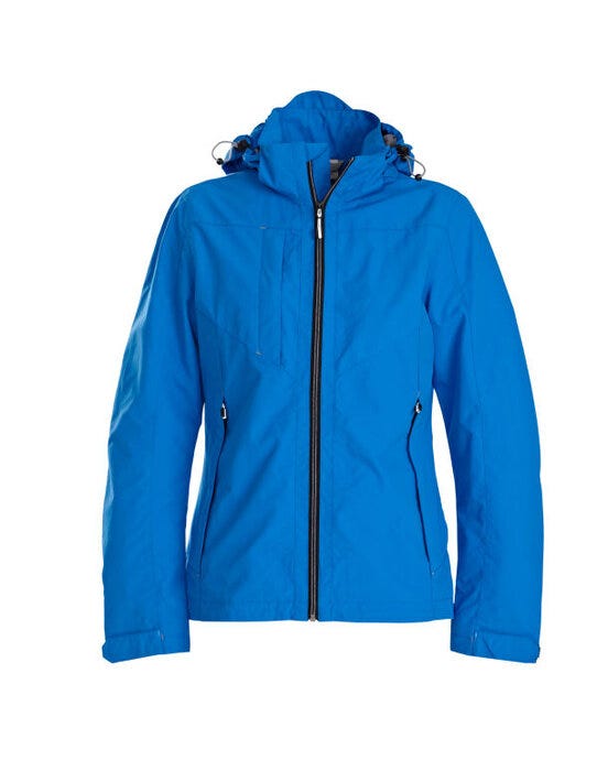 Printer Ladies Flat Track Jacket - Ocean Blue