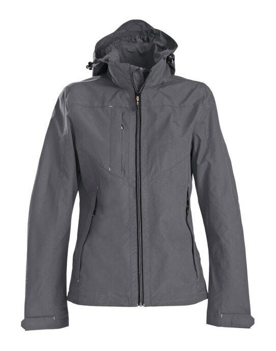 Printer Ladies Flat Track Jacket - Steel Grey