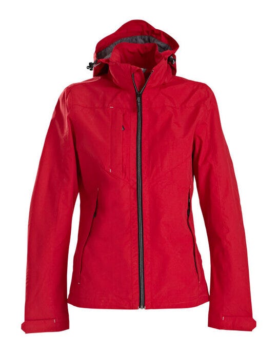 Printer Ladies Flat Track Jacket - Red