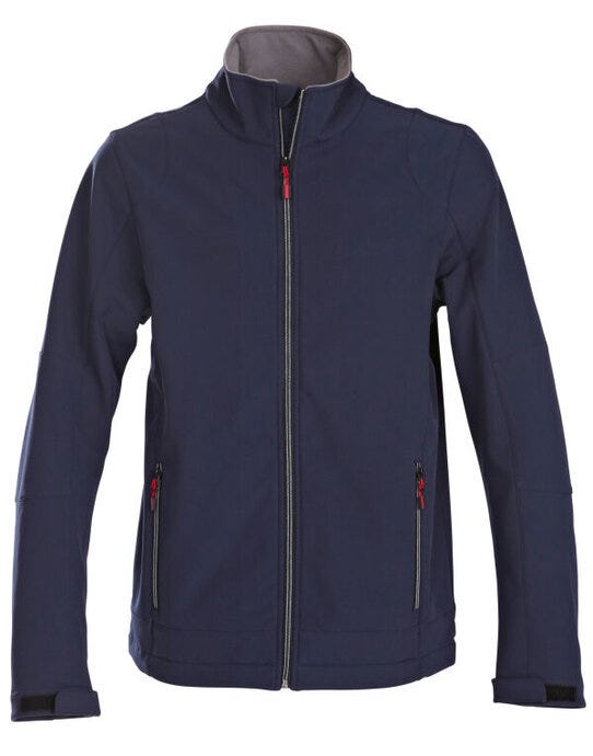 Printer Mens Trial Softshell Jacket - Navy