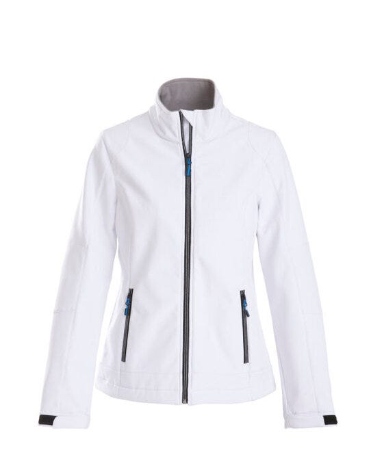 Printer Ladies Trial Softshell Jacket - White