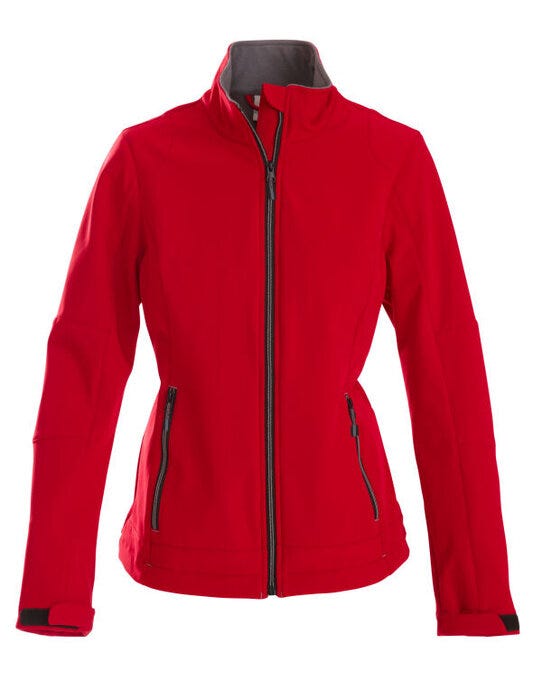 Printer Ladies Trial Softshell Jacket - Red