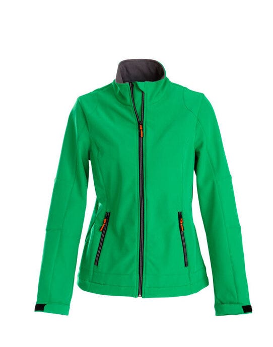 Printer Ladies Trial Softshell Jacket - Fresh Green