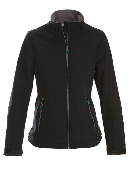 Printer Ladies Trial Softshell Jacket - Black