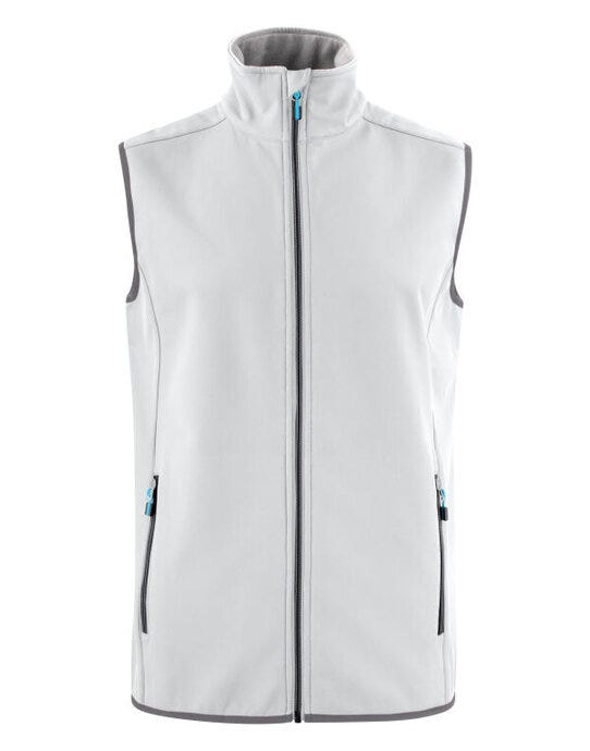 Printer Mens Trial Vest - White