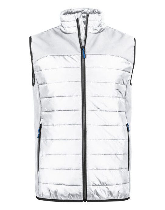 Printer Mens Expedition Vest - White