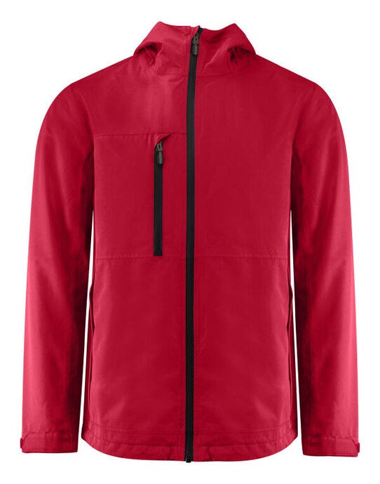 Printer Mens Hiker Jacket - Red
