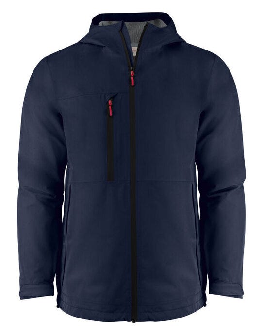 Printer Mens Hiker Jacket - Navy