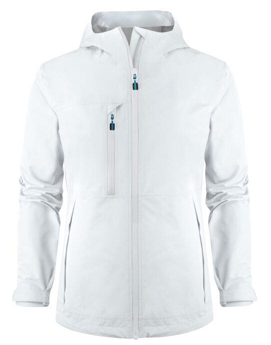 Printer Ladies Hiker Jacket - White
