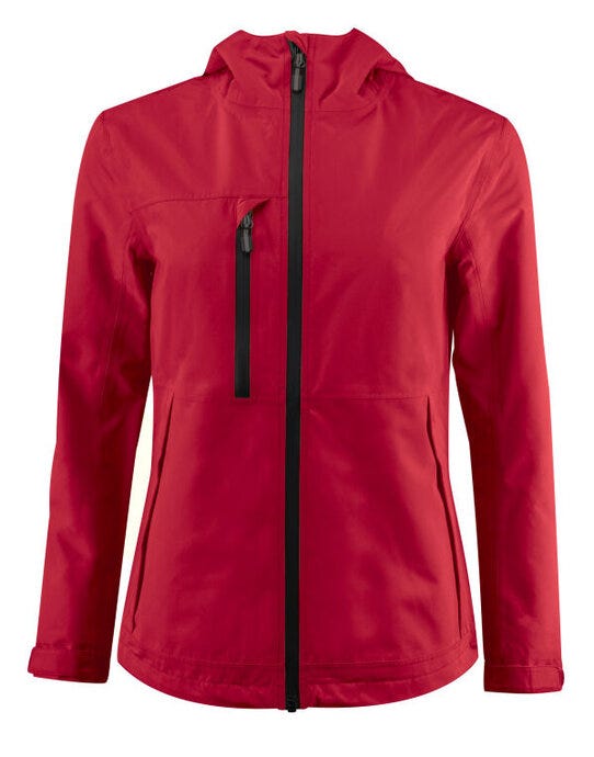 Printer Ladies Hiker Jacket - Red