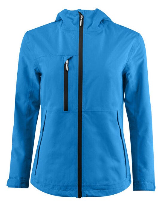 Printer Ladies Hiker Jacket - Ocean Blue