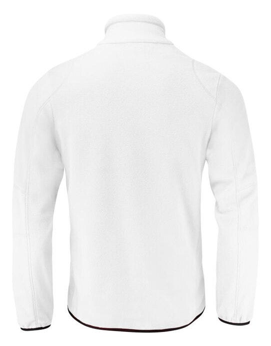 Printer Mens Speedway Fleece Jacket - White