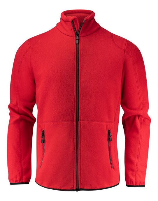 Printer Mens Speedway Fleece Jacket - Red