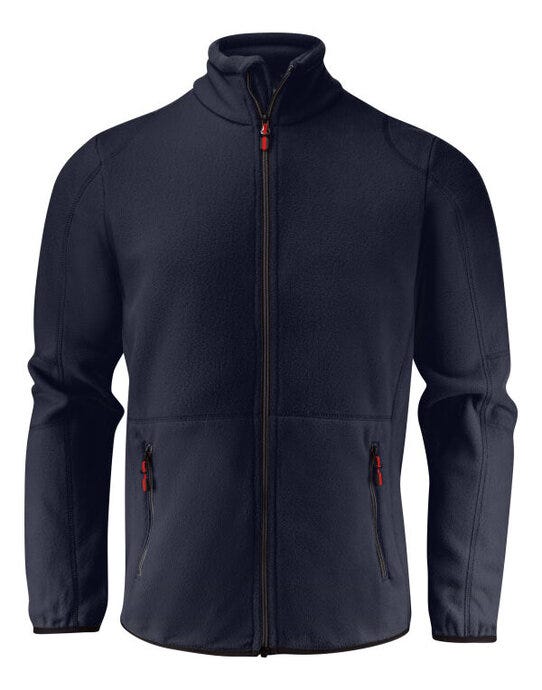 Printer Mens Speedway Fleece Jacket - Navy