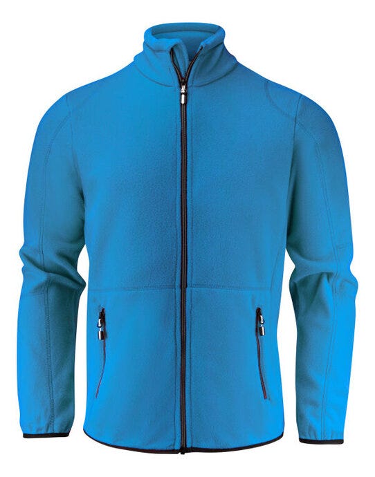 Printer Mens Speedway Fleece Jacket - Ocean Blue