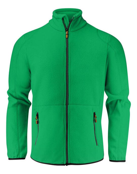 Printer Mens Speedway Fleece Jacket - Fresh Green