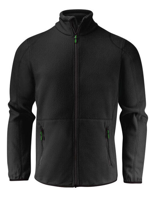 Printer Mens Speedway Fleece Jacket - Black