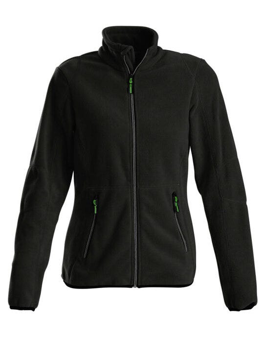 Printer Ladies Speedway Fleece Jacket - Black