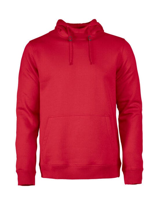 Printer Mens Fastpitch Hooded Sweater - Red