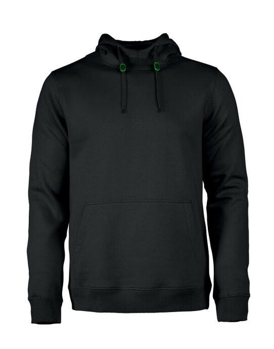 Printer Mens Fastpitch Hooded Sweater - Black