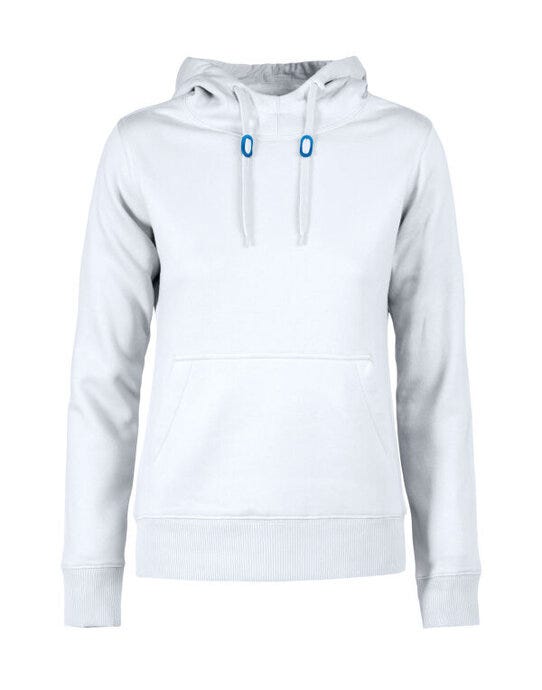 Printer Ladies Fastpitch Hooded Sweater - White