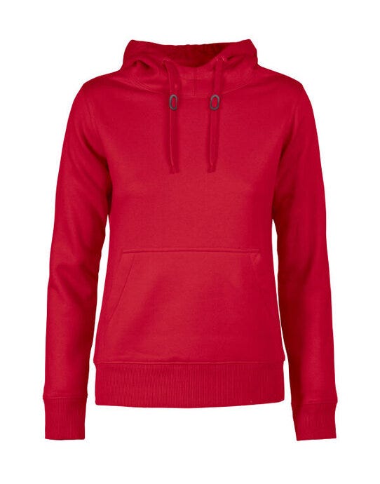 Printer Ladies Fastpitch Hooded Sweater - Red